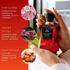 H HABIBI White Moroccan Leather Perfume 2.5oz – Long-Lasting Arabian Cologne for Men AJ PRIME