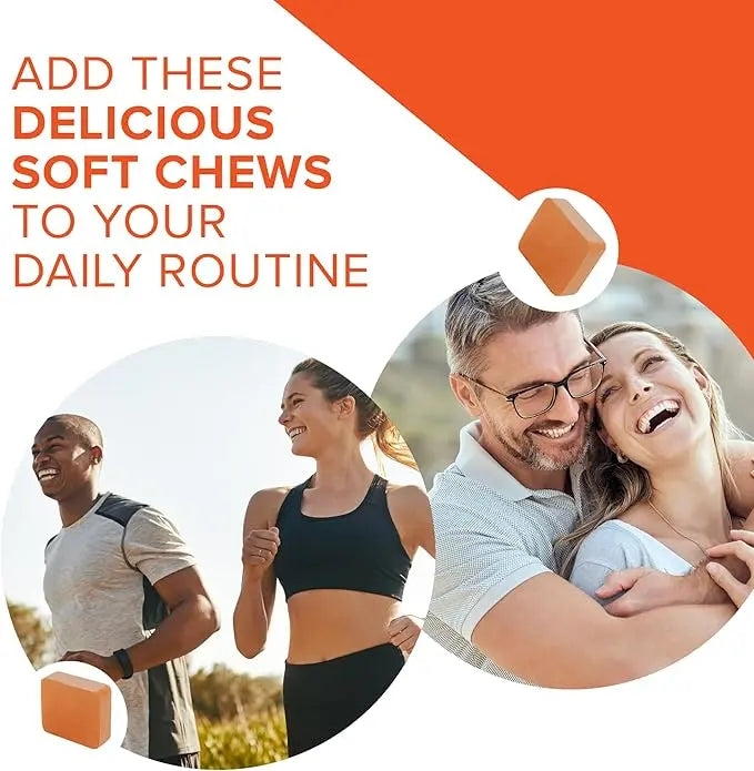 Qunol Turmeric & Ginger Soft Chews – 750mg Turmeric with Ultra High Absorption, Joint & Inflammation Support, 90 Count AJ PRIME