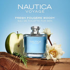 "Nautica Voyage for Men Eau de Toilette Spray – 3.4 oz / 100 ml | Authentic Designer Fragrance, Ideal Holiday Gift AJ PRIME