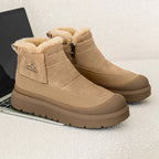 Fleece-lined Thick Casual All-Match Platform Non-slip Snow Boots Trendy Shoes