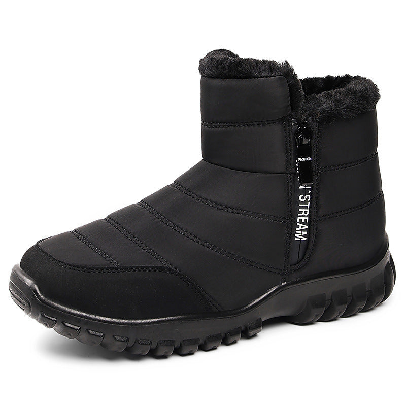 Men's Fleece-lined Thick Snow Boots