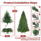 PVC Christmas Tree, Christmas Decorations, Green - The Premium