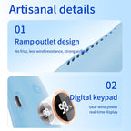 US Version Ergonomic Design Battery-powered Neck Fan, USB Button Control To Enjoy The Cool Summer