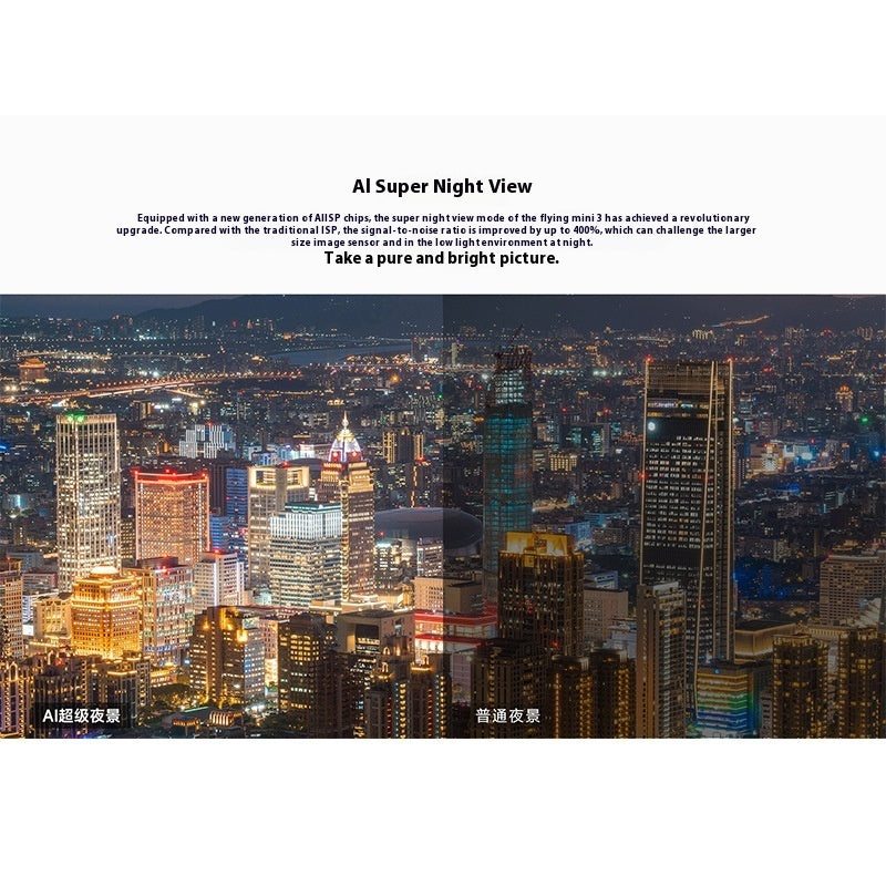 Portable 48 Million Pixels Mini 4K HD Drone For Aerial Photography