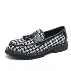 Business Fringed Leather Shoes Men's All-match Slip-on