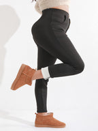 Plus-Size Thermal Yoga Pants