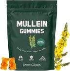 Mullein Gummy Mullein Leaf Extract For Respiration&Digestive Health 60 Count