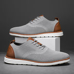 Men's Mesh Formal Oxford Shoes Business Casual Walking Shoes
