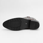 Men's Embroidery Retro High Leg Boot