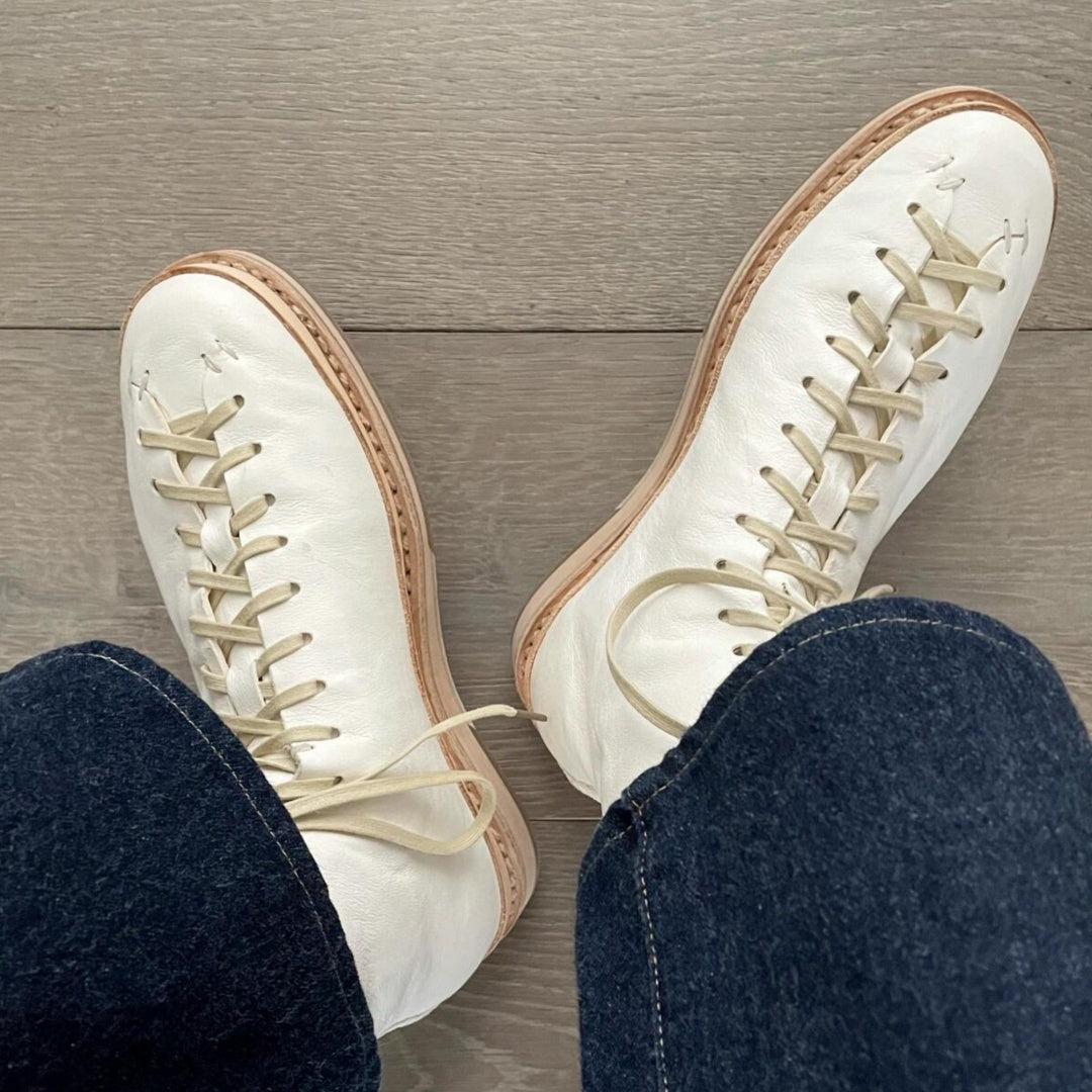 Leather Casual Shoes Platform Boxing Board Shoes