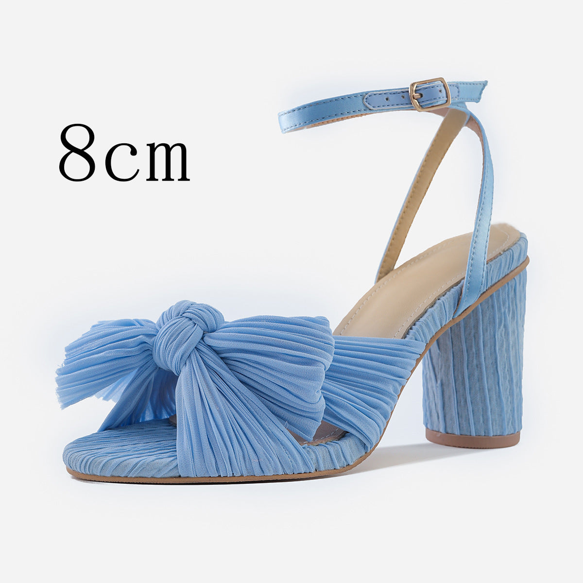 Fashion Sandals Thick Heel Bowknot