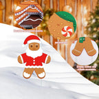 12 Pcs Christmas Gingerbread Man Yard Sign Waterproof Outdoor Xmas Gingerbread Lawn Signs Yard Decoration For Holiday Lawn Yard Patio Walkway Pathway Decor - The Premium