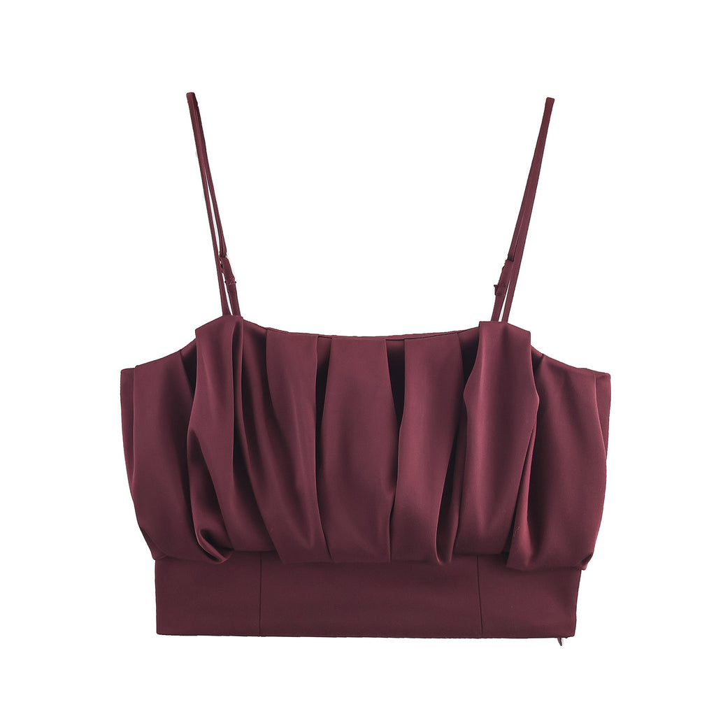 Sleeveless Vest And Skirt Women