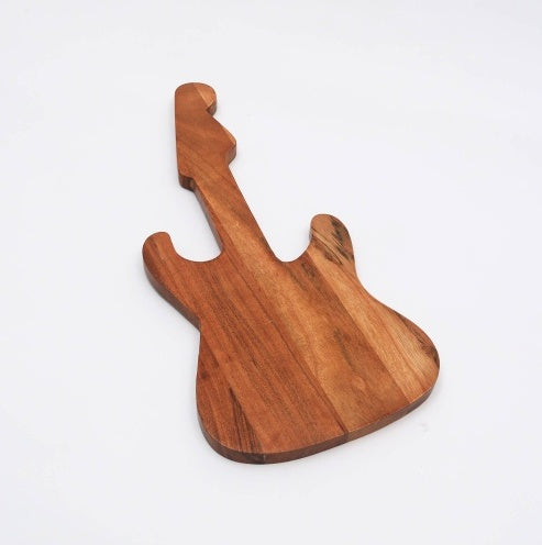 Wooden Platter - Guitar Shape