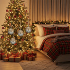 4PCS Set Christmas Hanging Ball Ornaments Wooden Tree Decorations Festive Holiday Party Decor Xmas Tree Accessories FBA Shipment - The Premium