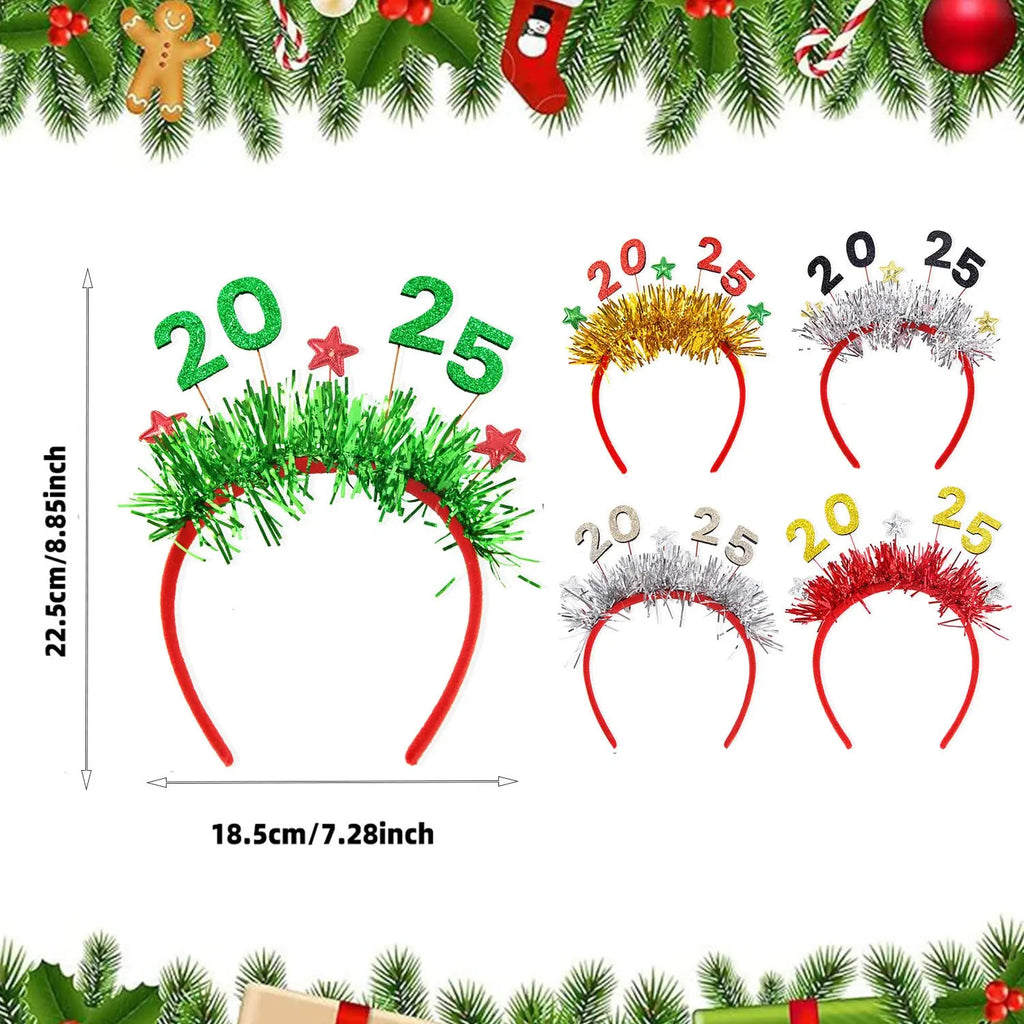 5pcs Christmas Headbands - The Premium