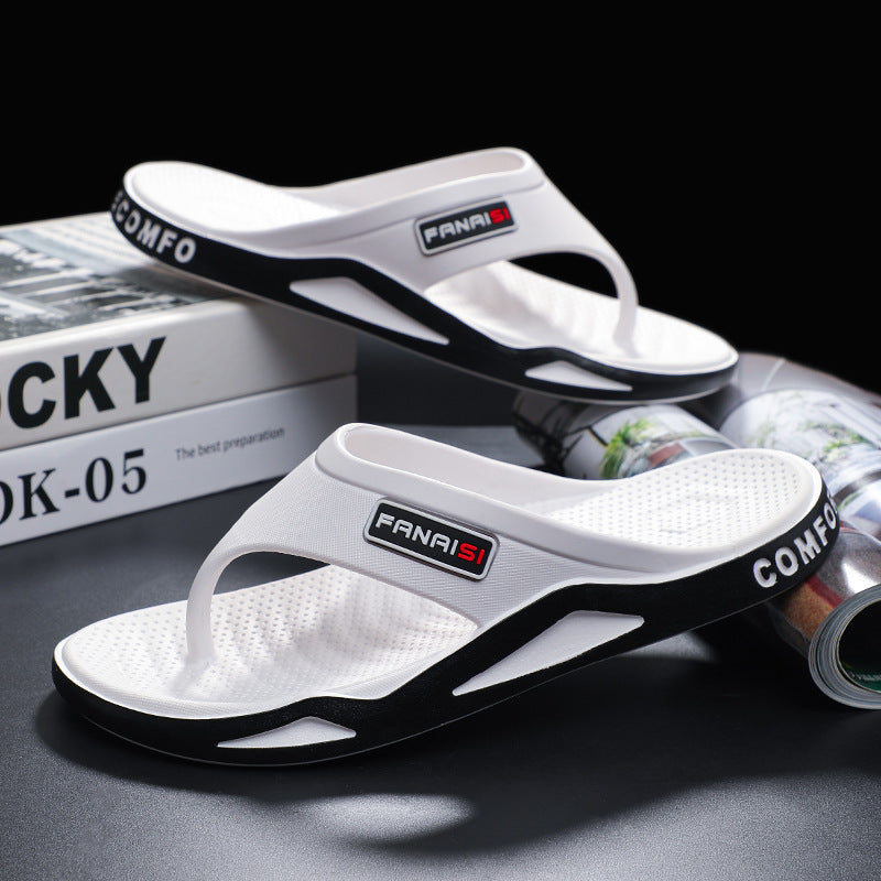 Men's Wear-resistant Casual Outdoor Wear Slippers For Summer Soft Back Thick Back Fashion Flip-flop