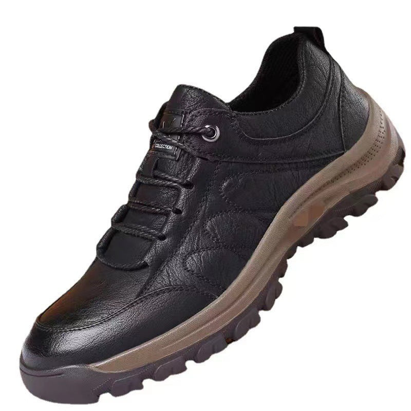 Plus Size Men's Shoes Leather Outdoor