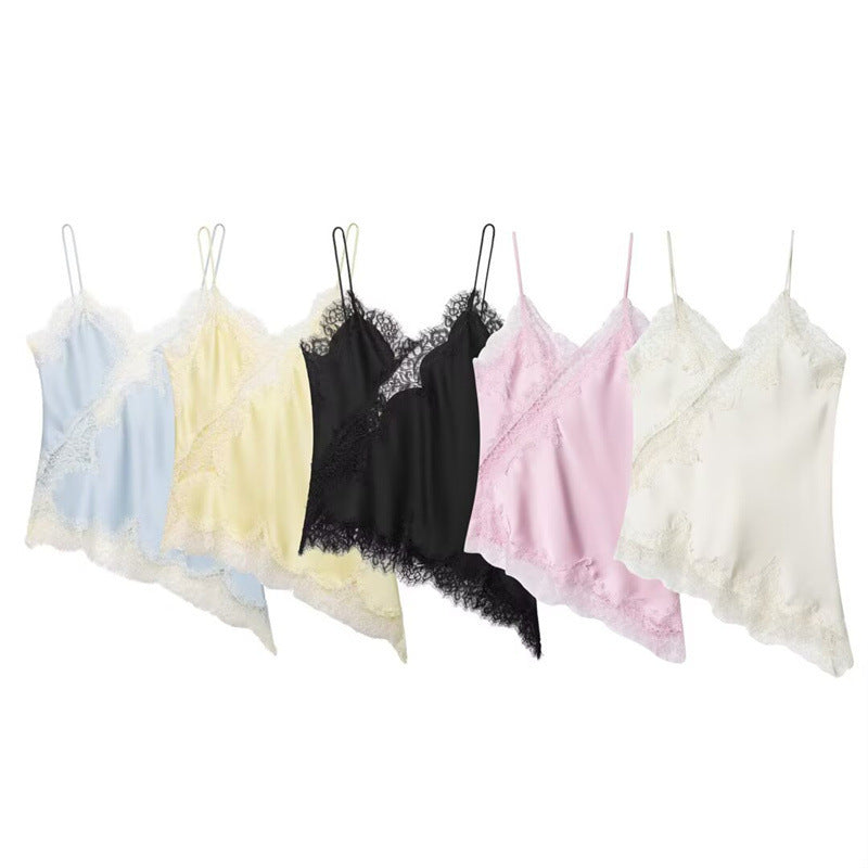 Fashion Sexy Lace Trim Camisole Women