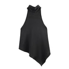 Women's Satin Halter Neck Strap Top