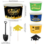 24Pcs Graduation Party Ice Cream Cups - The Premium