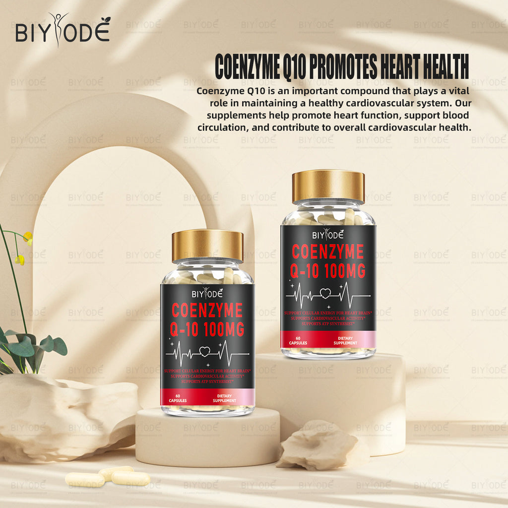 OEM Custom Coenzyme Coq10 Supplement For Blood And Heart Health Coq 10 Capsules