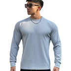 Men's Crew Neck Casual Plus Size Pullover Long Sleeve - The Premium