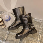 Simple Thick-soled Martin Boots For Women