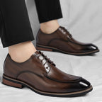 Business Formal Wear Height Increasing Insole Casual Men's Shoes