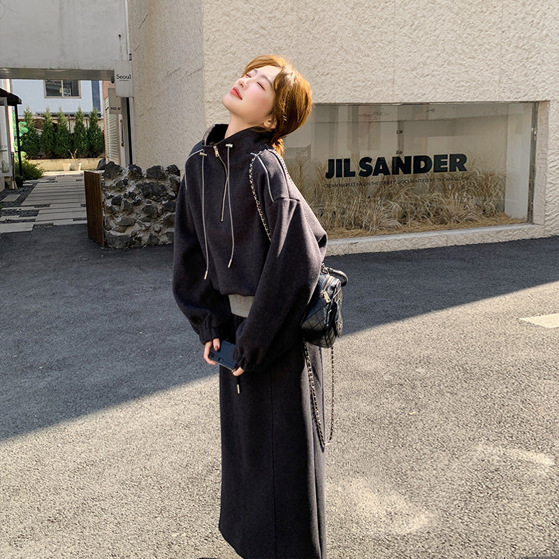 Casual Sporty Versatile Unique Skirt Two-piece Set