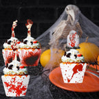 48 Pcs Halloween Cupcake Toppers - The Premium