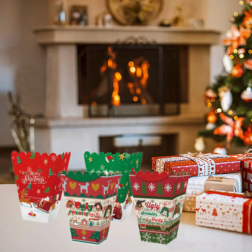 18PCS Christmas Popcorn Boxes - The Premium