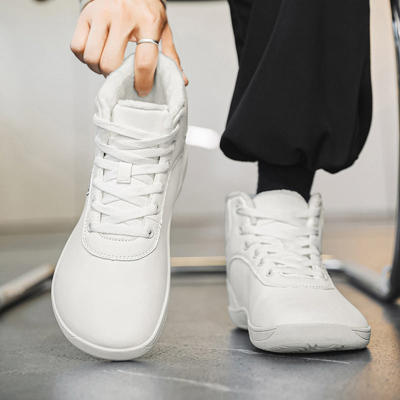 Cotton Shoes Fur Men's Thick Winter High-top