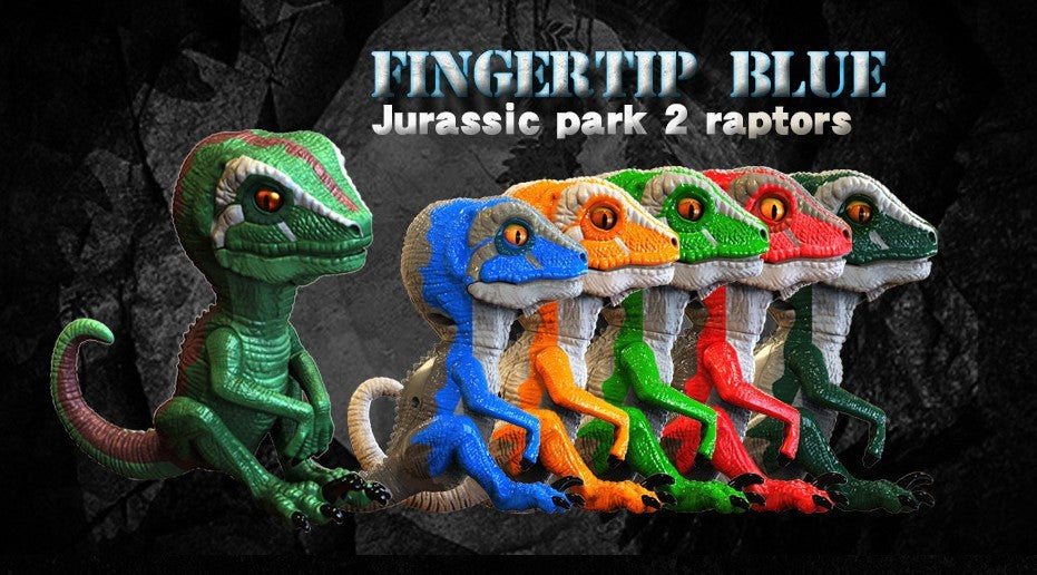 Finger dinosaur fingertips