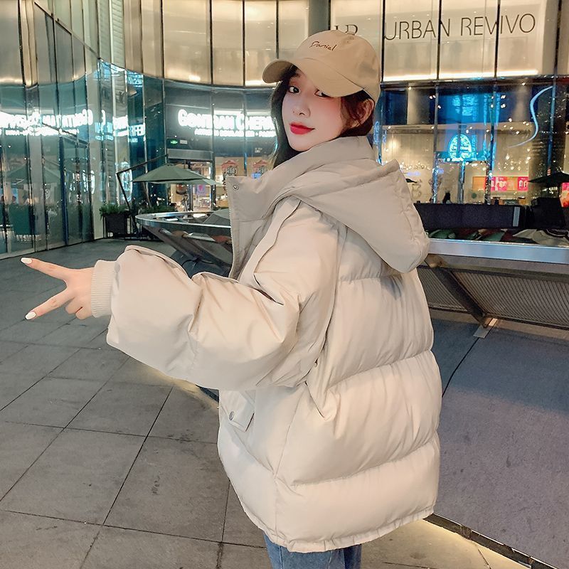 Korean Style Loose Autumn Winter Coat Cotton-padded Jacket