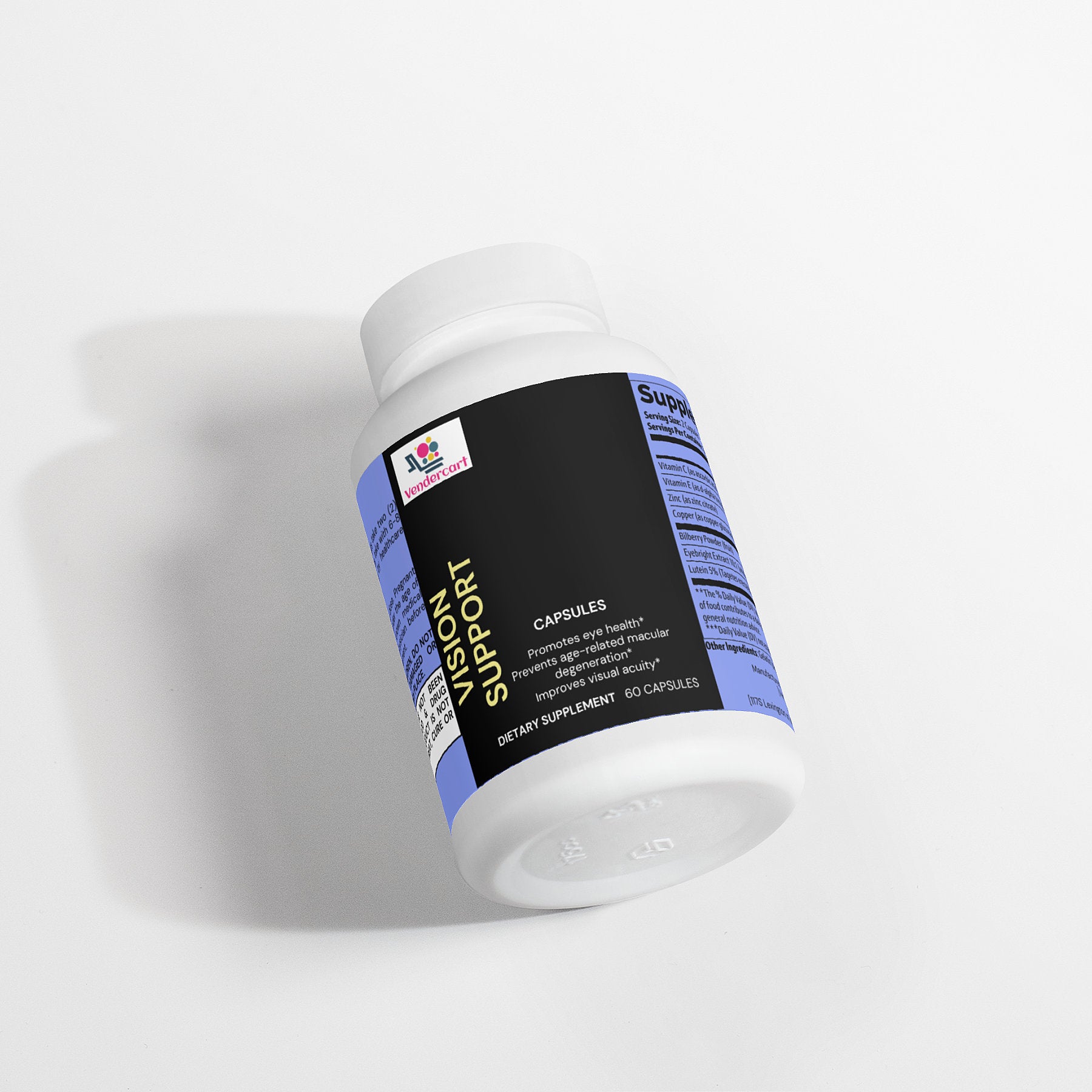 Vendercart Vision Support Supplement Eye Health, Visual Clarity, And Night Vision Boost