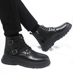 Black Martin Boots Male British Style Working Boots