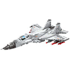 Military Building Blocks Fighter Puzzle Assembling Building Blocks