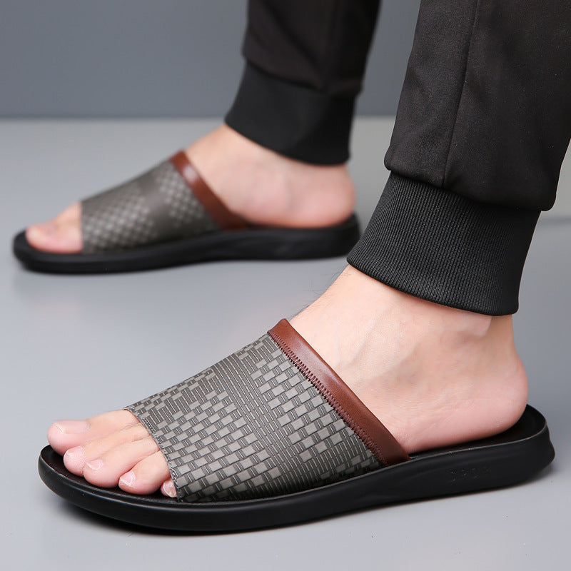 Men's Simplicity Fashionable All-match Breathable Slippers