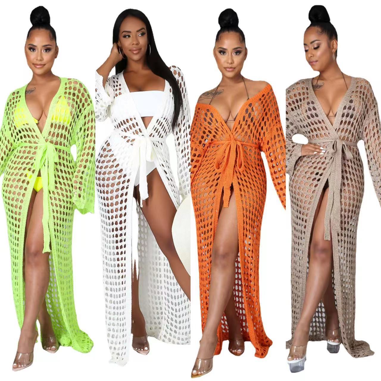 European And American Women's Clothing Dress Fashion Sun Protective Blouse