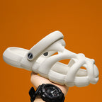 Closed-toe Slippers Men's Summer Outdoor Coconut Lightweight Driving Hole Shoes