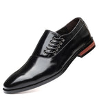 Japanese Square Toe Large Size Men's Shoes