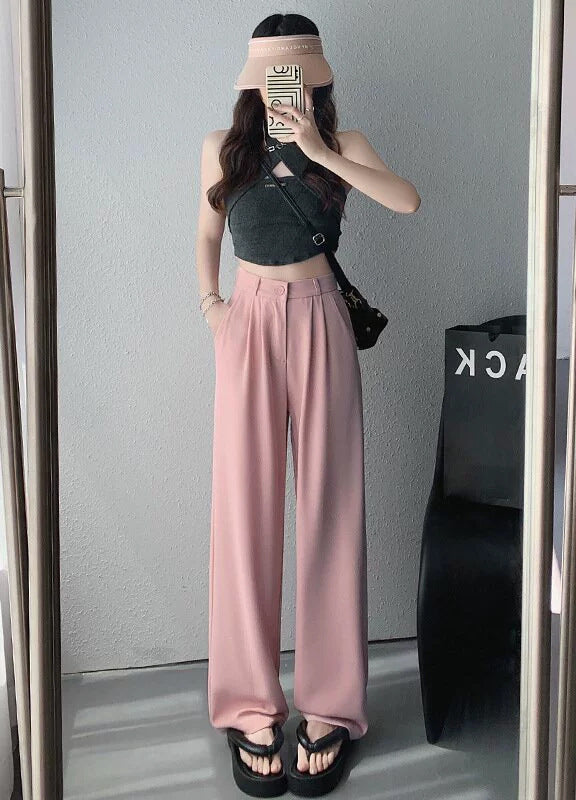 Women's New Versatile Straight-leg Loose Wide-leg Pants