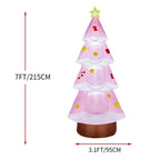 7.2FT Lighted Christmas Inflatable Decoration, Inflatable Christmas Tree, Funny Blow Up Yard Decorations With Built-in LED Lights For Holiday Party Front Yard Lawn Garden Decor - The Premium