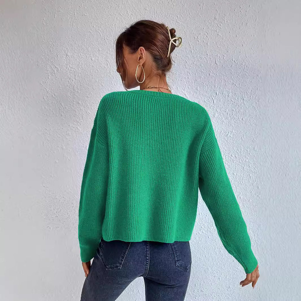 Autumn And Winter New Short Sweater