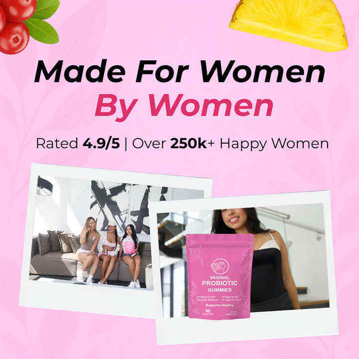 Vaginal Probiotic Gummy Woman Daily Intimate Health Support 60 Count