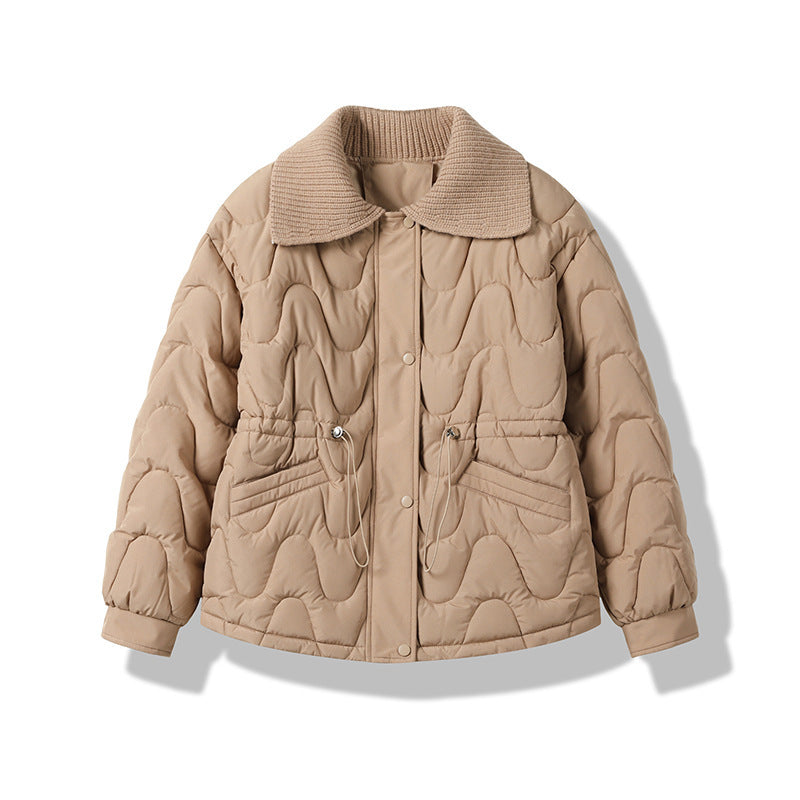 Women's Cotton-padded Lapel Winter Wool