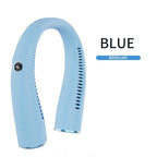 US Version Ergonomic Design Battery-powered Neck Fan, USB Button Control To Enjoy The Cool Summer