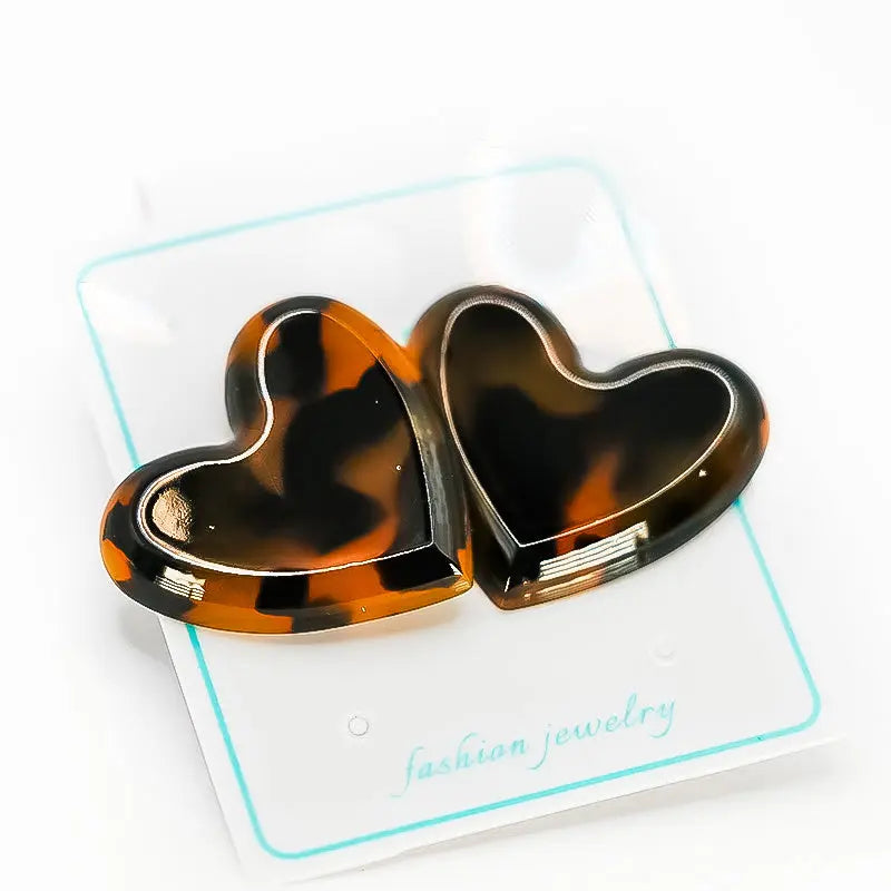 Vintage Heart Earrings-1423 - The Premium