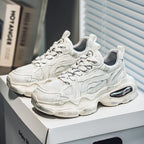 Personalized Brush Color Mesh Casual Height Increasing Men's Sneaker